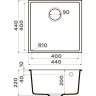 Мойка OMOIKIRI BOSEN 44-U-GR Tetogranit/leningrad grey 4997010