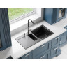 Мойка OMOIKIRI SAKAIME 86-2-WH Tetogranit/белый 4993129