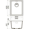 Мойка OMOIKIRI KATA 34-U-BE Artgranit/ваниль 4993380