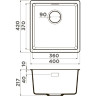 Мойка OMOIKIRI KATA 40-U-PA Artgranit/пастила 4993393
