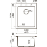 Мойка OMOIKIRI BOSEN 41A-GR Artceramic/Leningrad grey 4993813