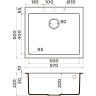 Мойка OMOIKIRI BOSEN 57A-GR Artceramic/Leningrad grey 4993819