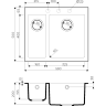 Мойка OMOIKIRI BOSEN 59-2-DC Tetogranit/темный шоколад 4993223