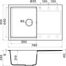 Мойка OMOIKIRI DAISEN 78T-CH Tetogranit/шапмань 4993523