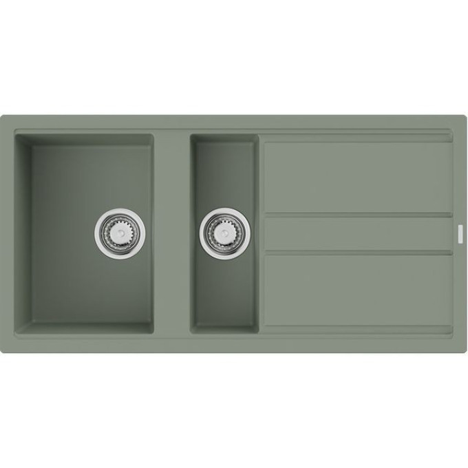 Мойка OMOIKIRI KITAGAWA 100-2-WG Artceramic/wind green 4993252