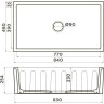 Мойка OMOIKIRI MIKURA 83-WH Natceramic/белый 4997080