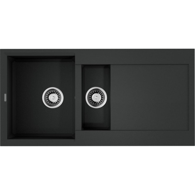 Мойка OMOIKIRI SAKAIME 100-2-BL Tetogranit/черный 4993892
