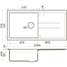 Мойка OMOIKIRI TEDORI 100-DC Tetogranit/темный шоколад 4993920