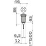 Пневматическая кнопка OMOIKIRI SW-01-C 4996060
